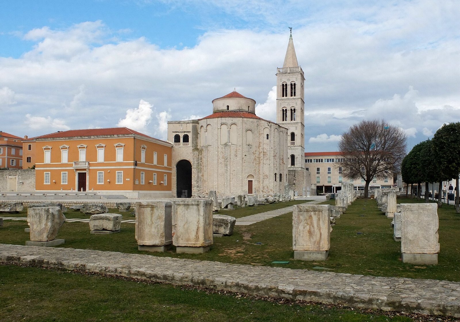 Roman Forum and St Donatus in Zadar Old Town