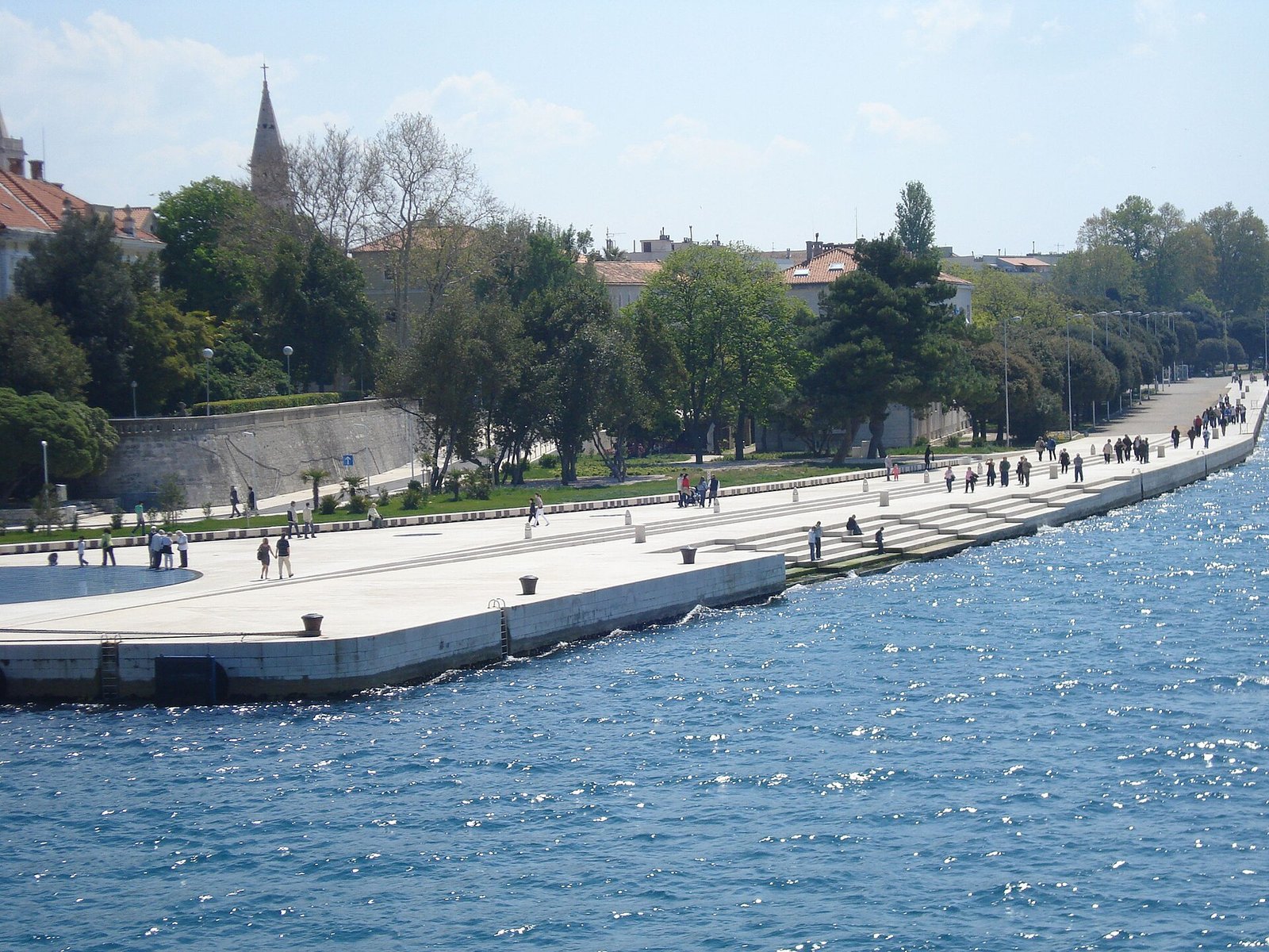 Sea Organ on Zadar waterfront